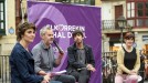 Elkarrekin Ahal Duguko hautagaiak Bilbon. Argazkia: EFE