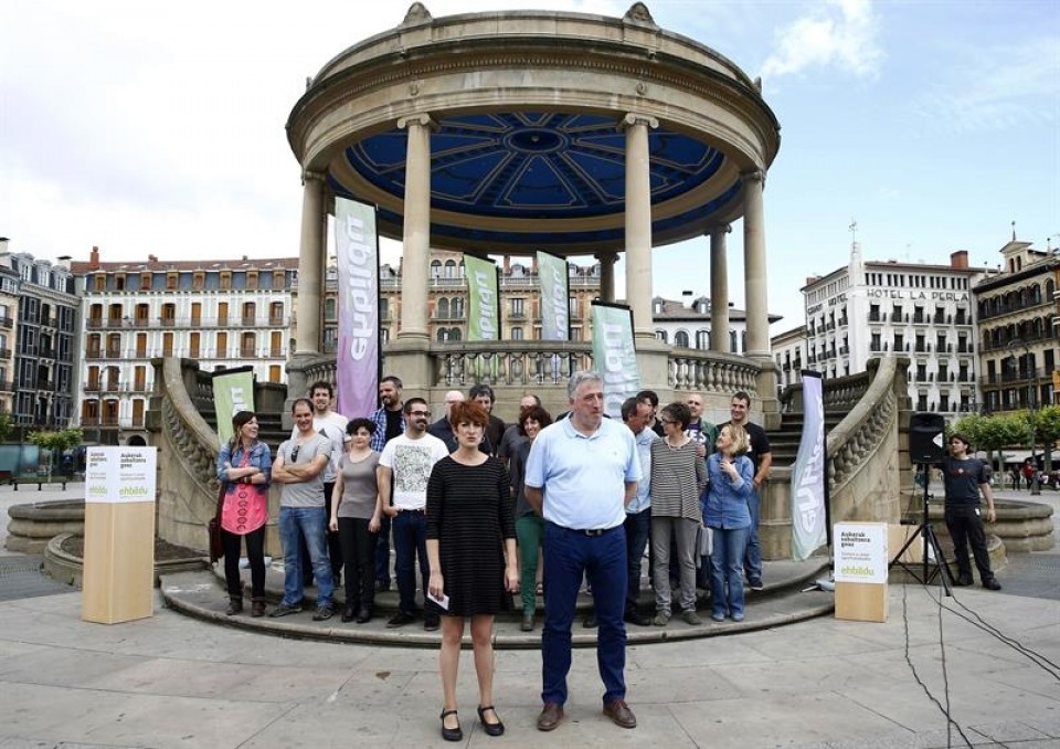 EH Bilduren ekitaldia Nafarroan. Argazkia:EFE