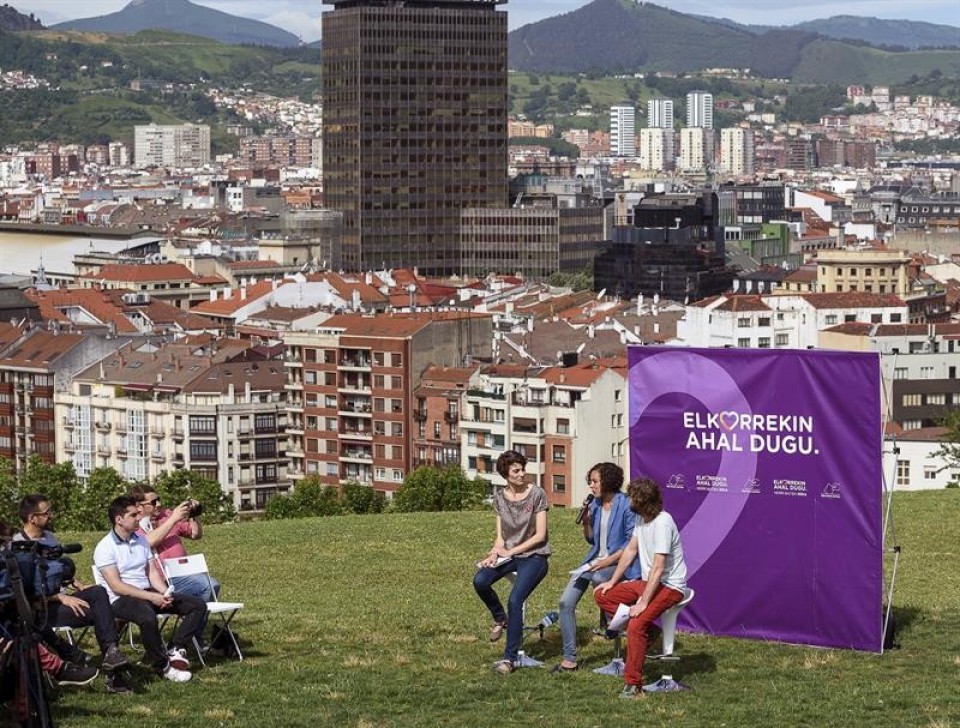 Elkarrekin Ahal Duguren ekitaldia Bilbon (2016-06-15). Argazkia: EFE
