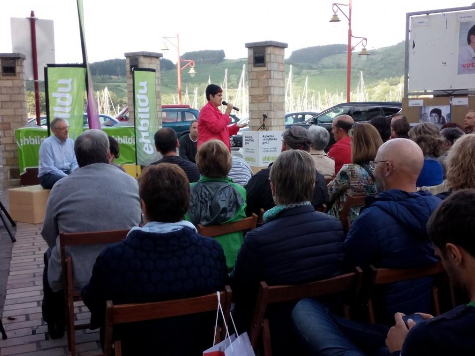 Marian Beitialarrangoitia, Zumaiako ekitaldian (2016-06-16) Argazkia: @ehbildugipuzkoa