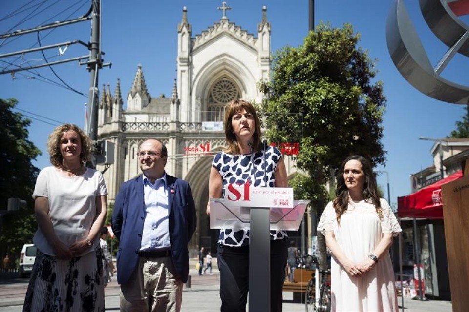 PSE-EEren ekitaldia Gasteizen (2016-06-21). Argazkia: EFE