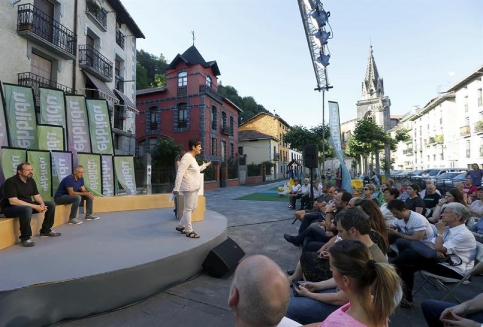 EH Bilduren ekitaldia Azpeitian (2016-06-22). Argazkia: EFE