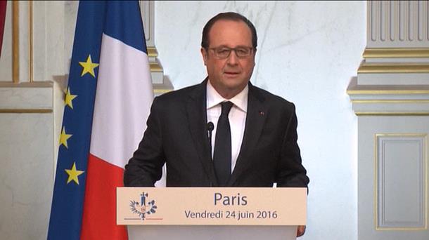 El presidente de Francia, François Hollande. EiTB