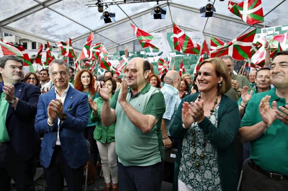 Acto del PNV en Bilbao. EFE