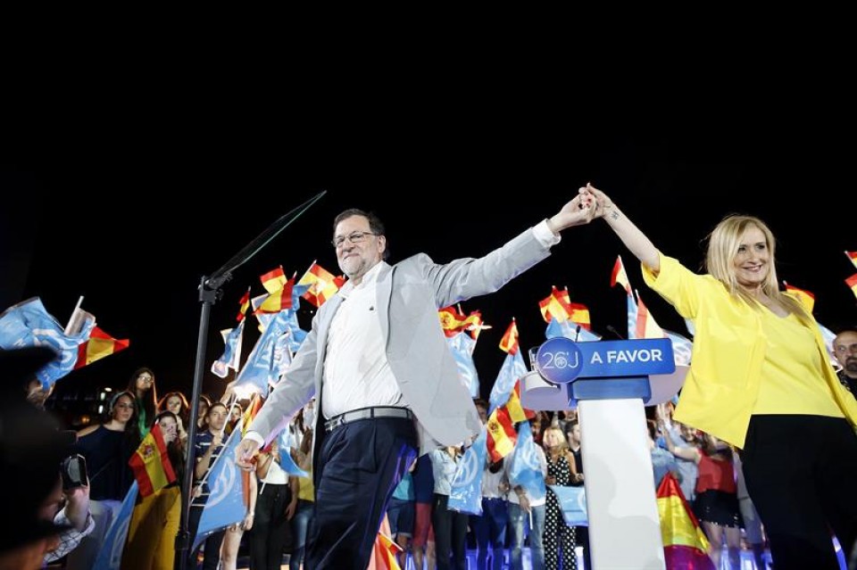 El candidato del PP, Mariano Rajoy. Foto: EFE