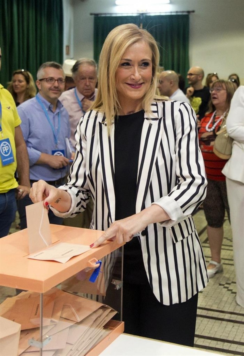 Cristina Cifuentes, Madrileko Komunitateko presidentea (PP). Argazkia: EFE
