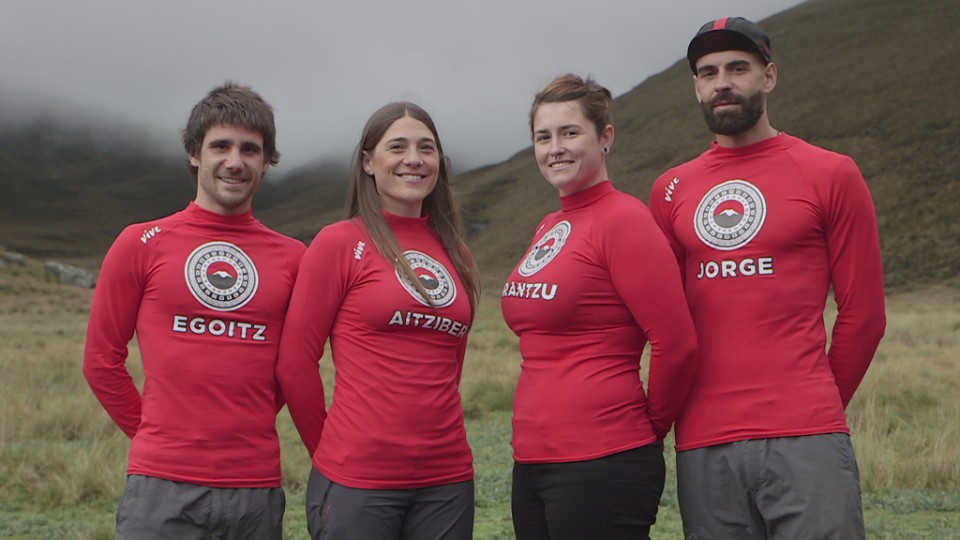 Egoitz Zozaya, Aitziber Nazabal,  Irantzu Carral y Jorge Serna