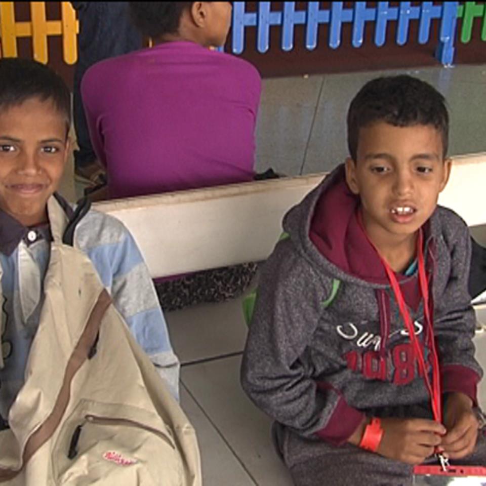 Niños saharauis llegados a Euskadi