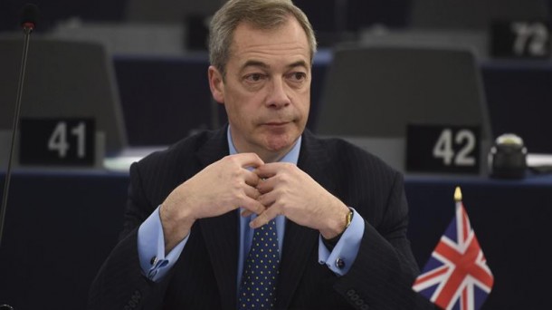 Nigel Farage UKIP alderdiko buruzagiak dimisioa eman du. Artxiboko irudia: EFE