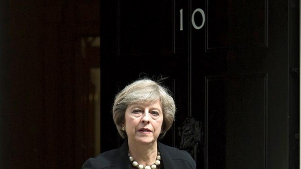 Theresa May, este martes. Foto: EFE.