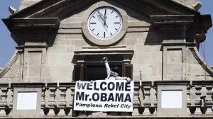 Ambiente en Pamplona. Foto: Efe.