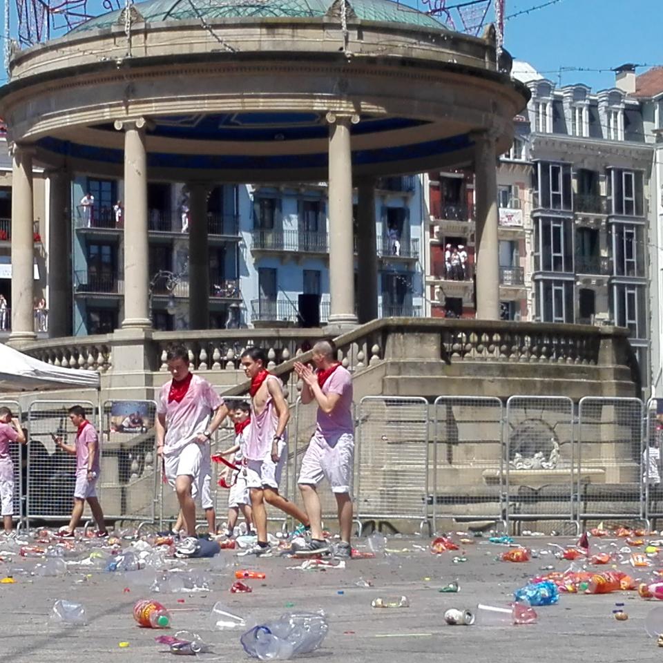 Ambiente en Pamplona. Foto: EITB.