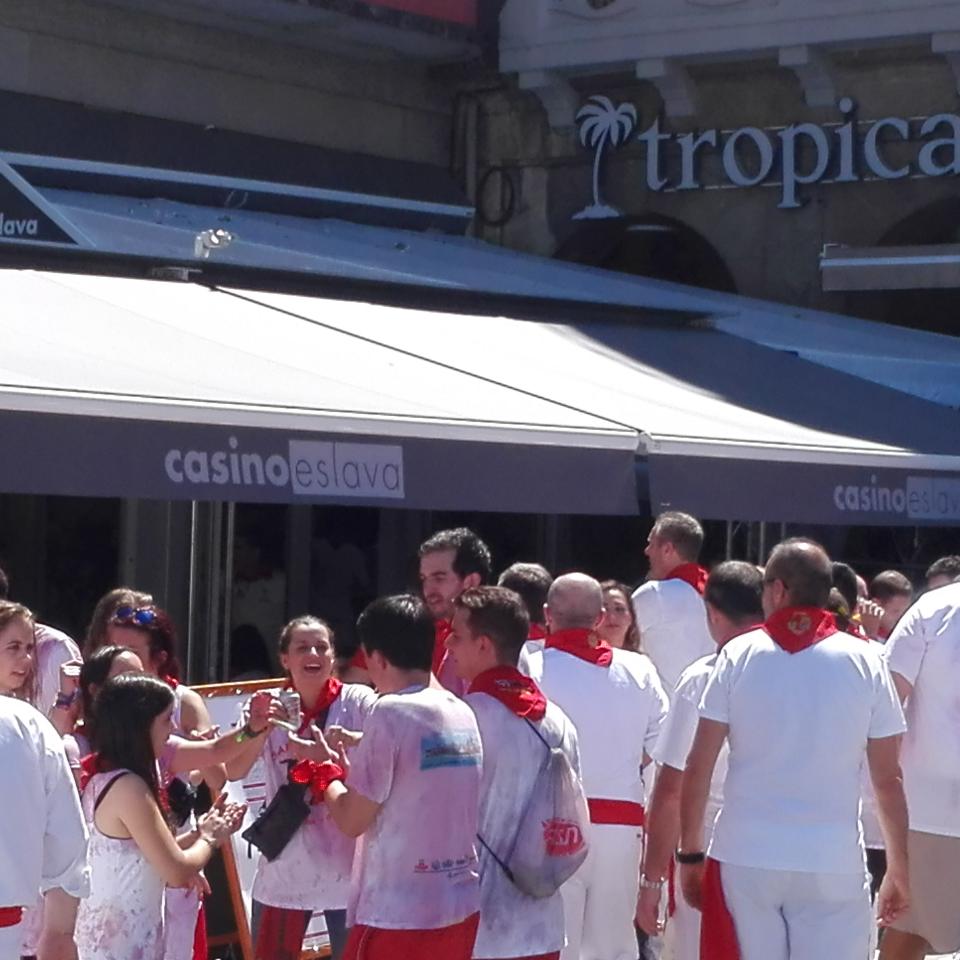 Ambiente en Pamplona. Foto: EITB.