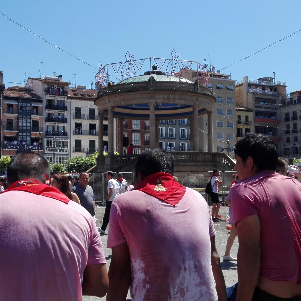 Ambiente en Pamplona. Foto: EITB.
