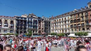 Ambiente en Pamplona. Foto: EITB.