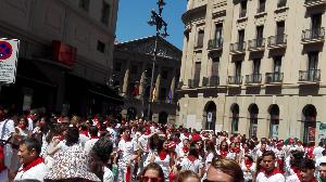 Ambiente en Pamplona. Foto: EITB.
