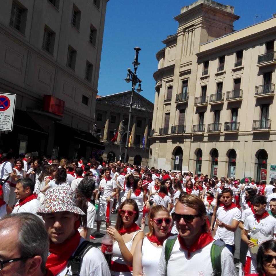 Ambiente en Pamplona. Foto: EITB.