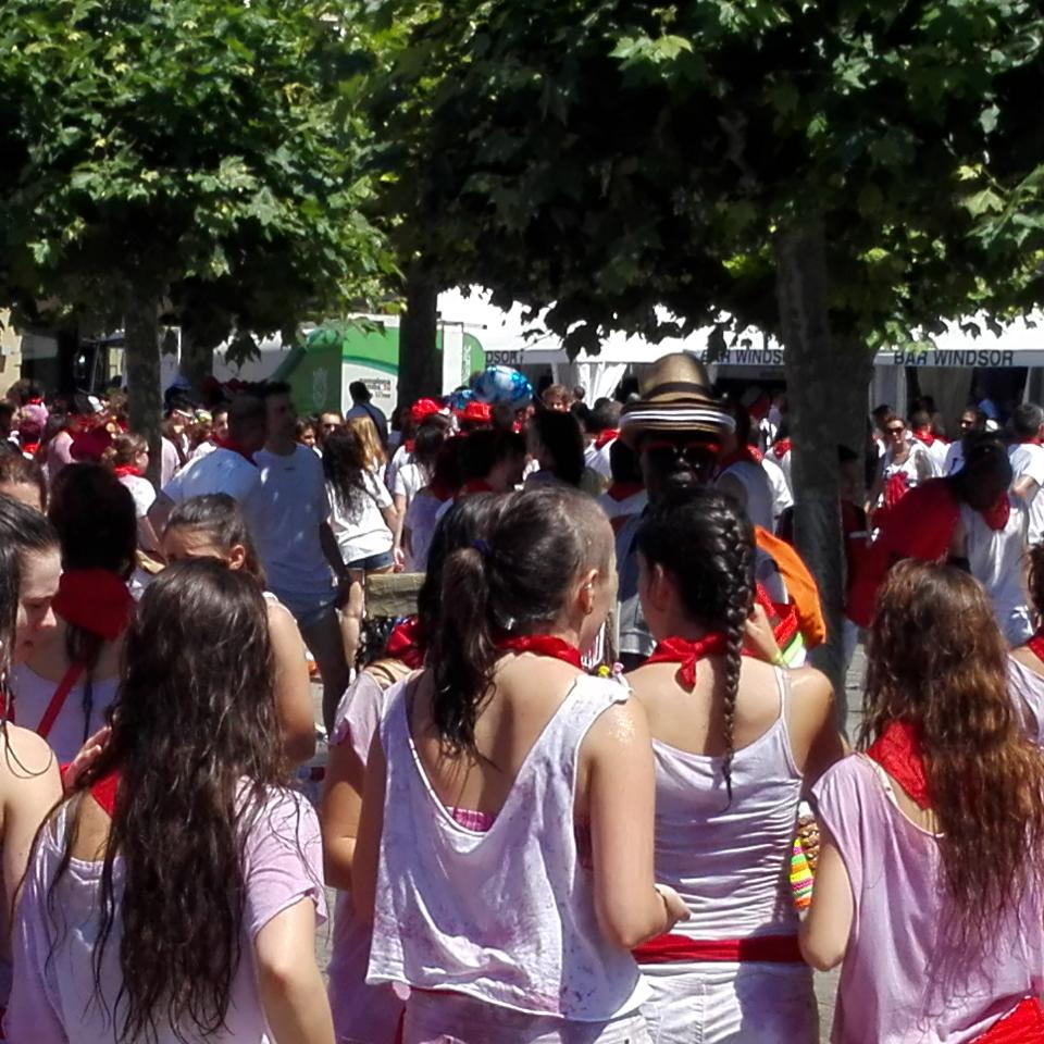 Ambiente en Pamplona. Foto: EITB.