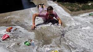 Ambiente en Pamplona. Foto: Efe.