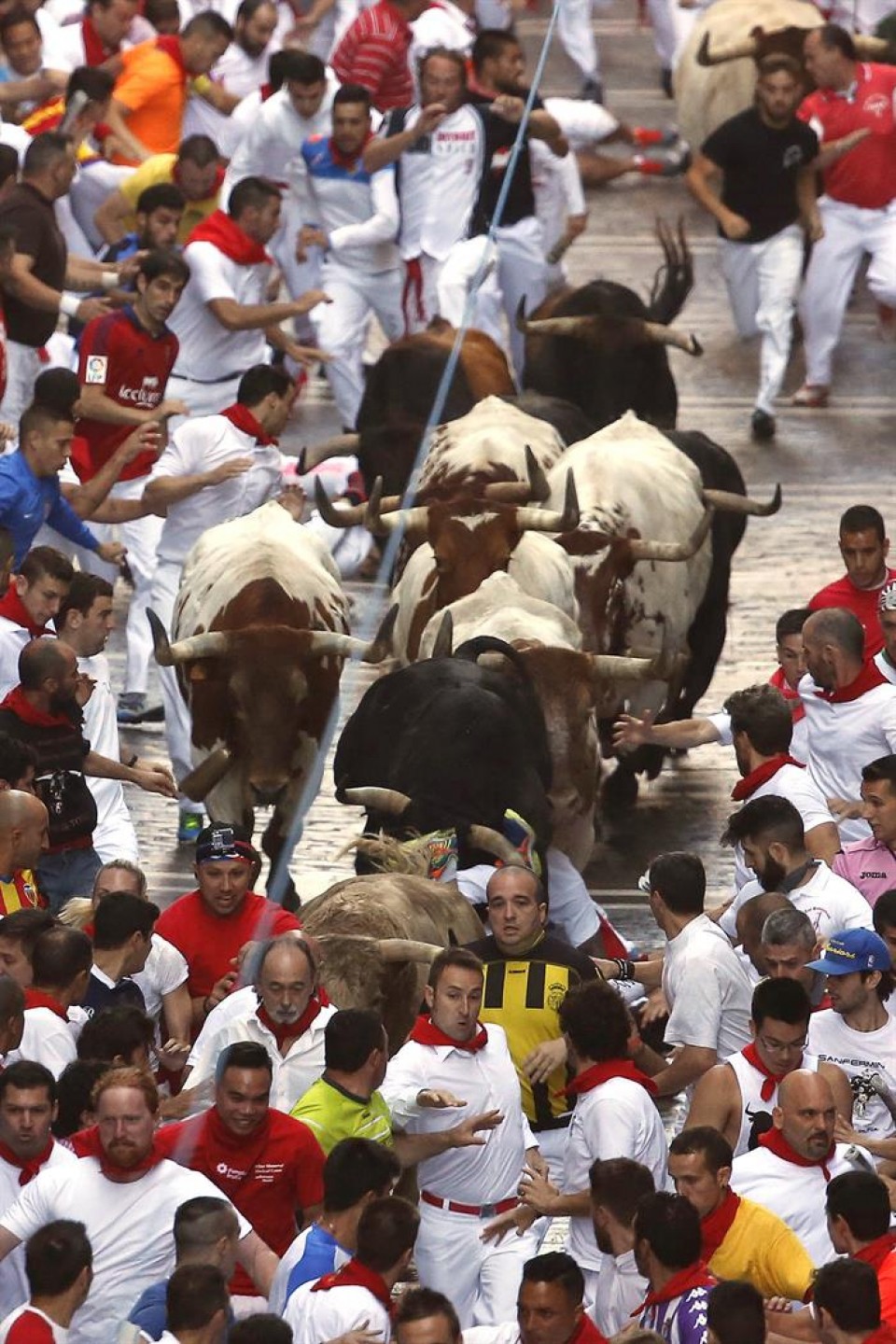 Encierro del 07/07/2016. Foto: EFE