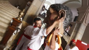 Ambiente en Pamplona. Foto: Efe.