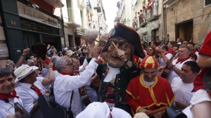 Ambiente en Pamplona. Foto: Efe.
