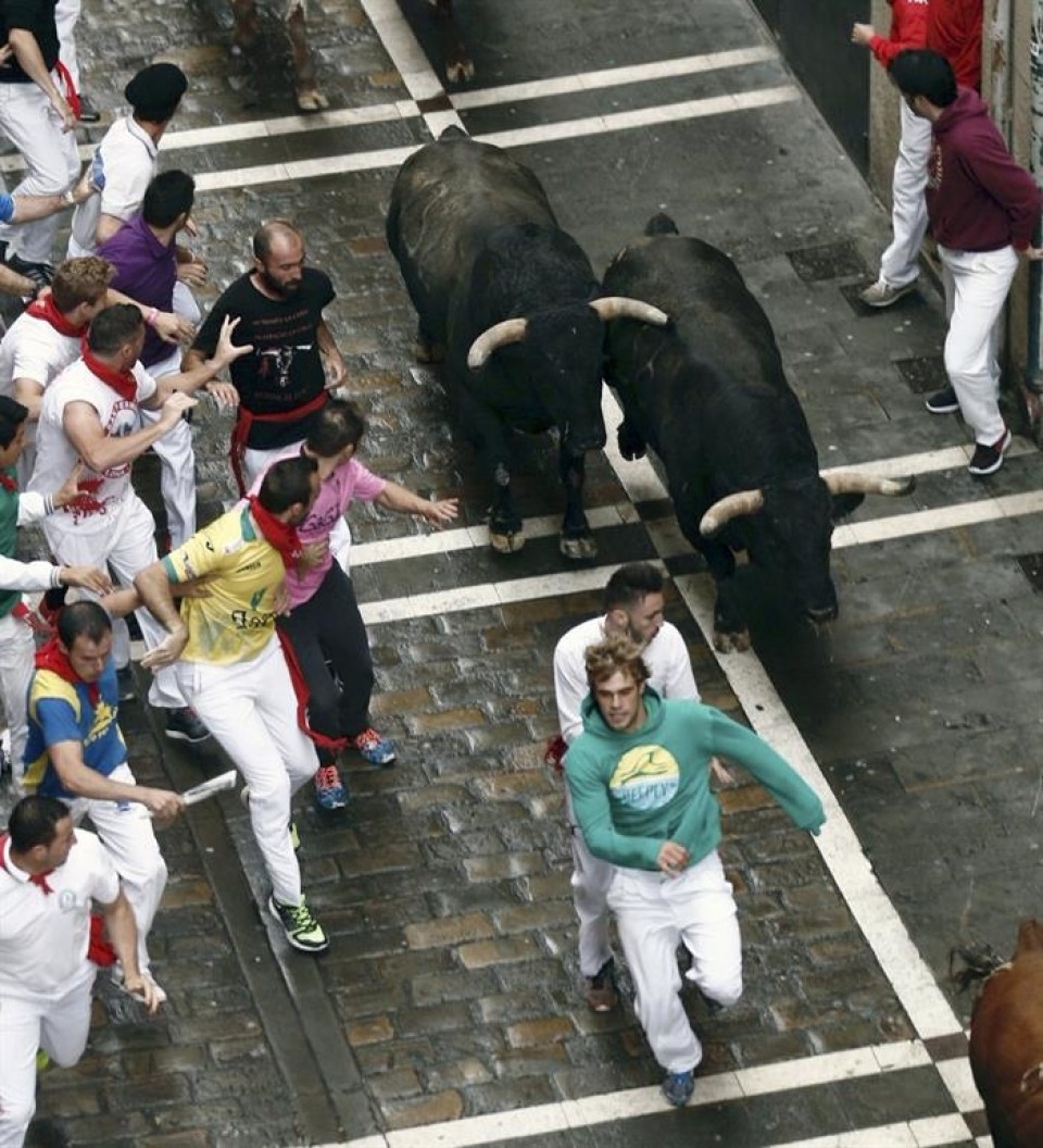 Encierro del 13 de julio de 2016. Foto: EFE.