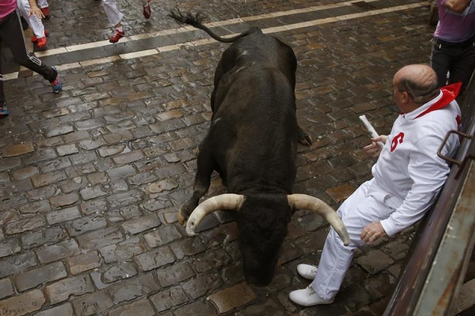 Encierro del 13 de julio de 2016. Foto: EFE.