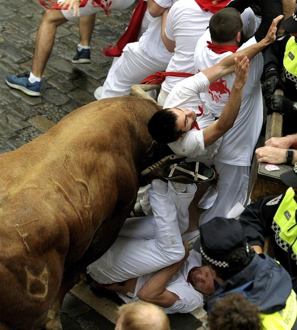Encierro del 13 de julio de 2016. Foto: EFE.