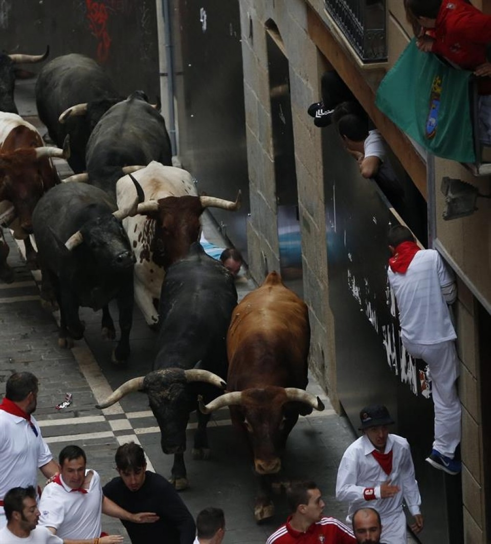 Octavo y último encierro de 2016. Foto: EFE.