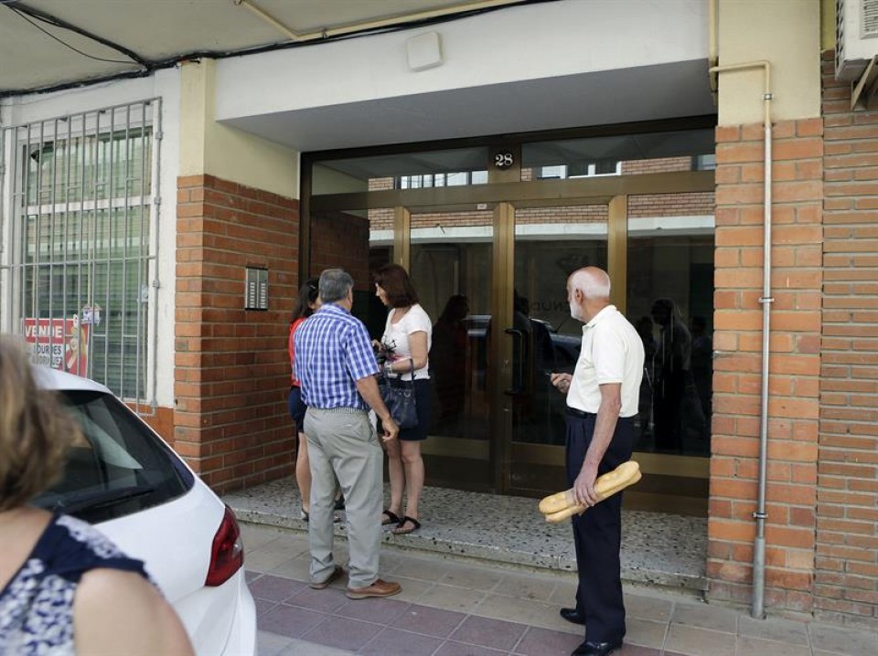 Fernan Gonzalez kaleko etxebizitza Aranda de Dueron (Burgos). Argazkia: EFE