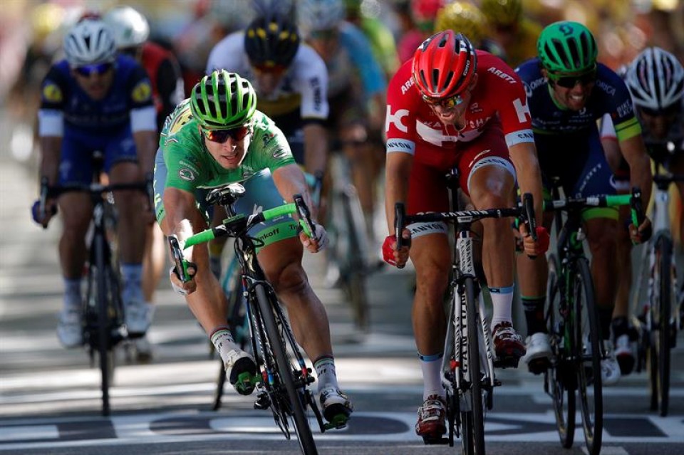 16. etapa, Peter Saganen garaipena