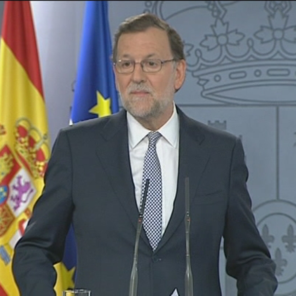 El presidente del Gobierno español en funciones, Mariano Rajoy. EiTB