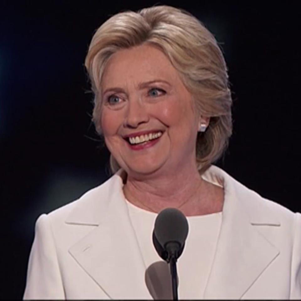 Hillary Clinton Chelsea alabarekin batera Kobentzio Demokratan. Argazkia: EFE