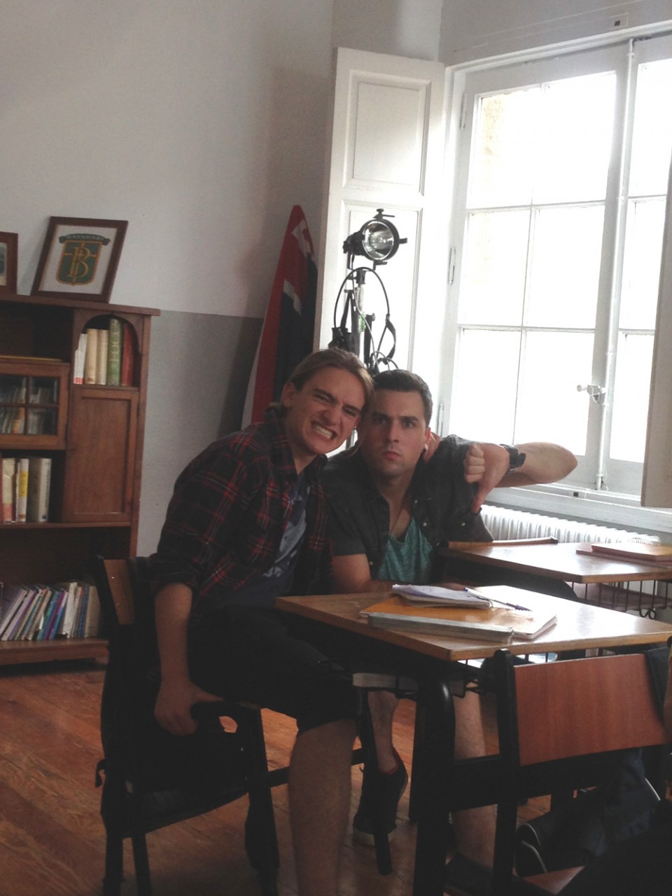 Aritz Mendiola eta Haritz Morrás