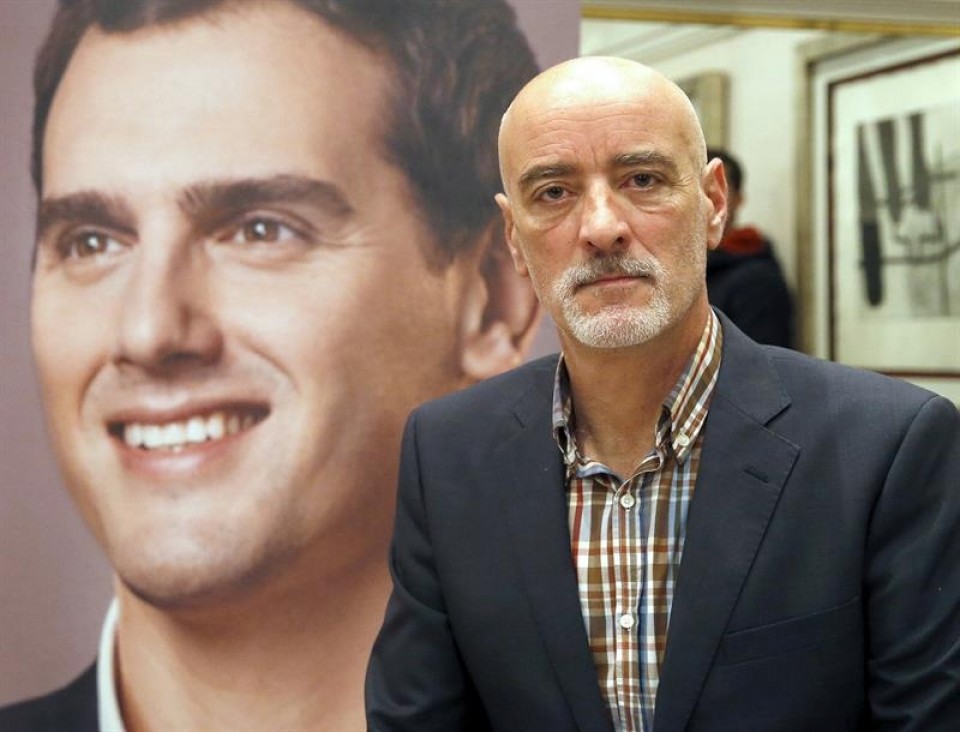 Nicolás de Miguel, candidato a lehendakari por Ciudadanos. Foto: EFE.