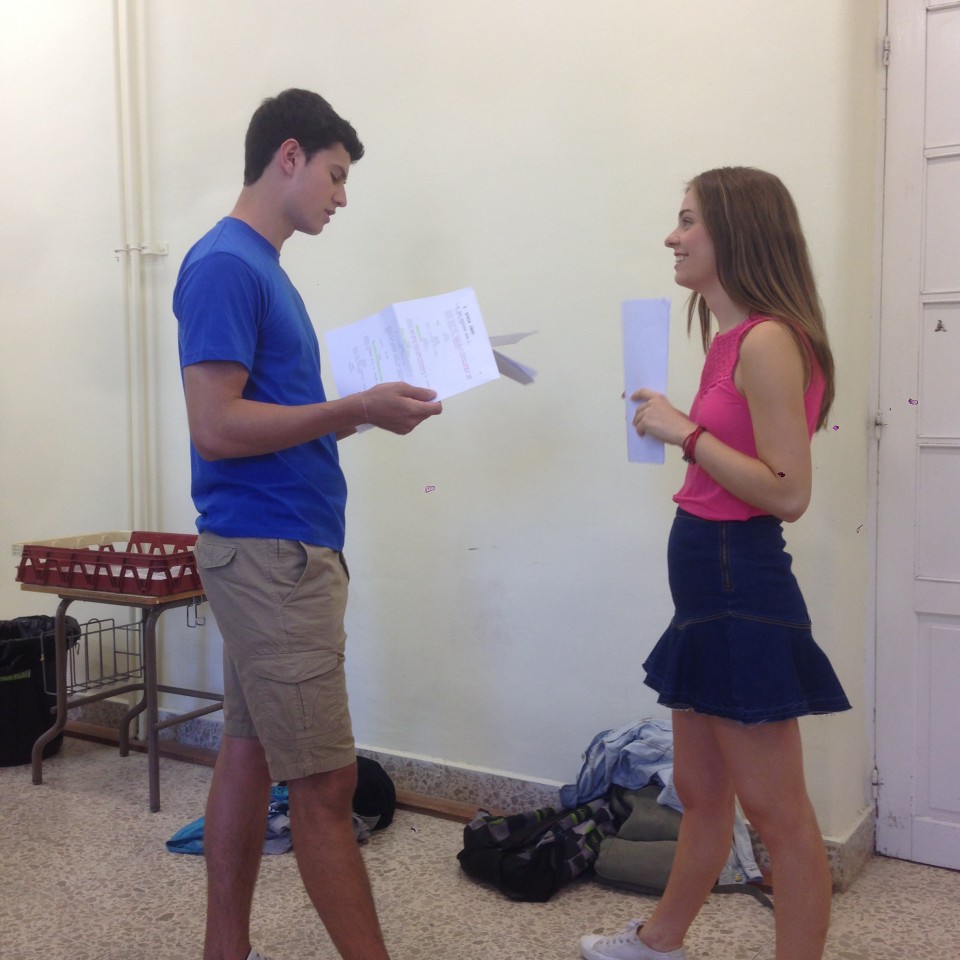 Markel eta Paula entseatzen