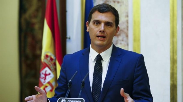 Comparecencia de Albert Rivera. EFE