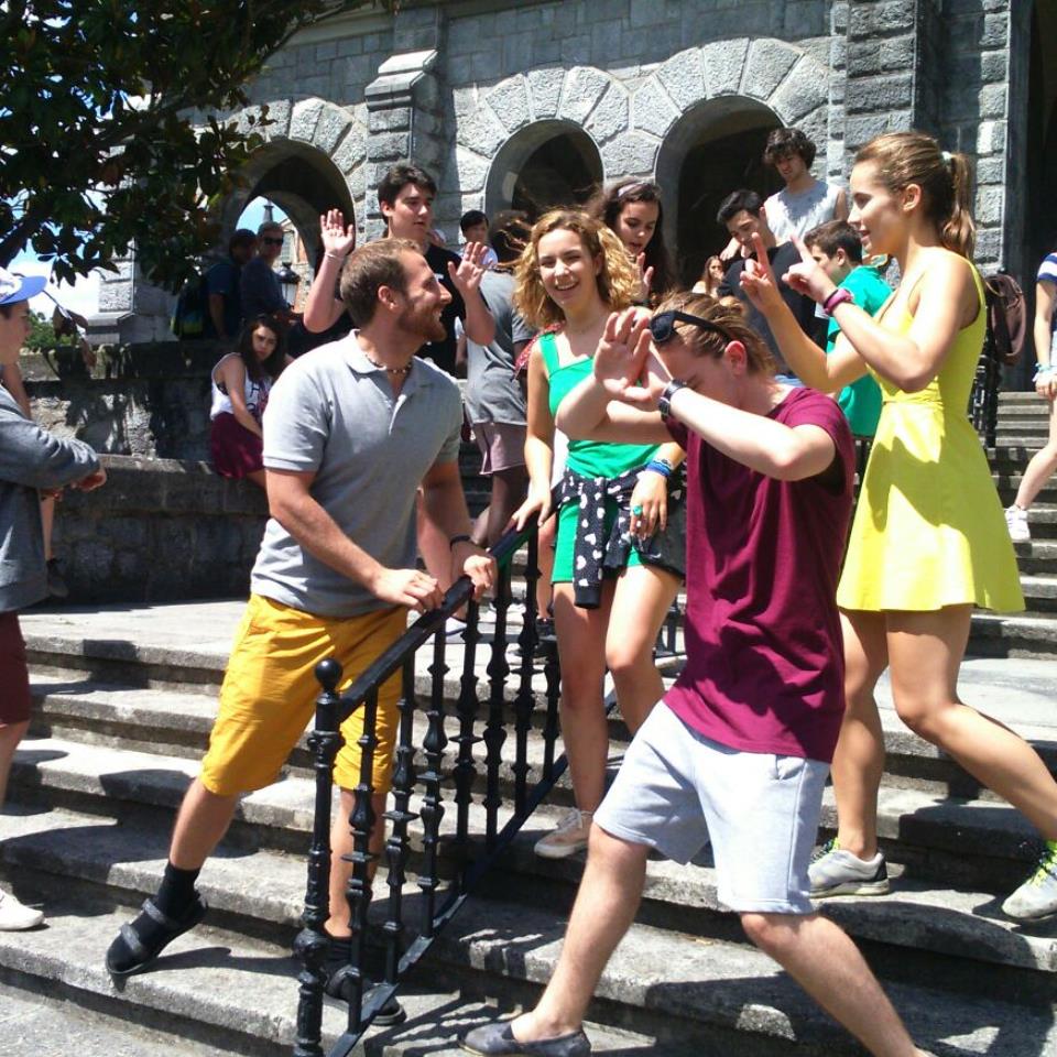 Go!azeneko taldea Basakabiko eskaileretan  