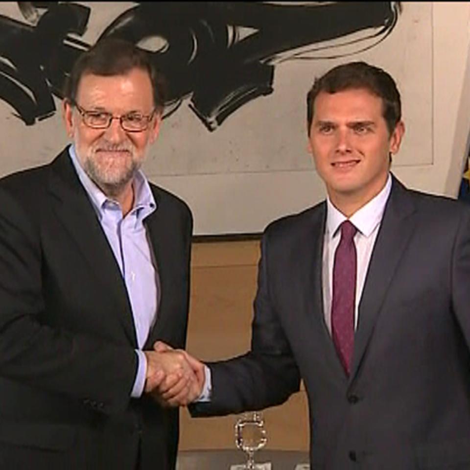 Mariano Rajoy eta Albert Rivera. EiTB