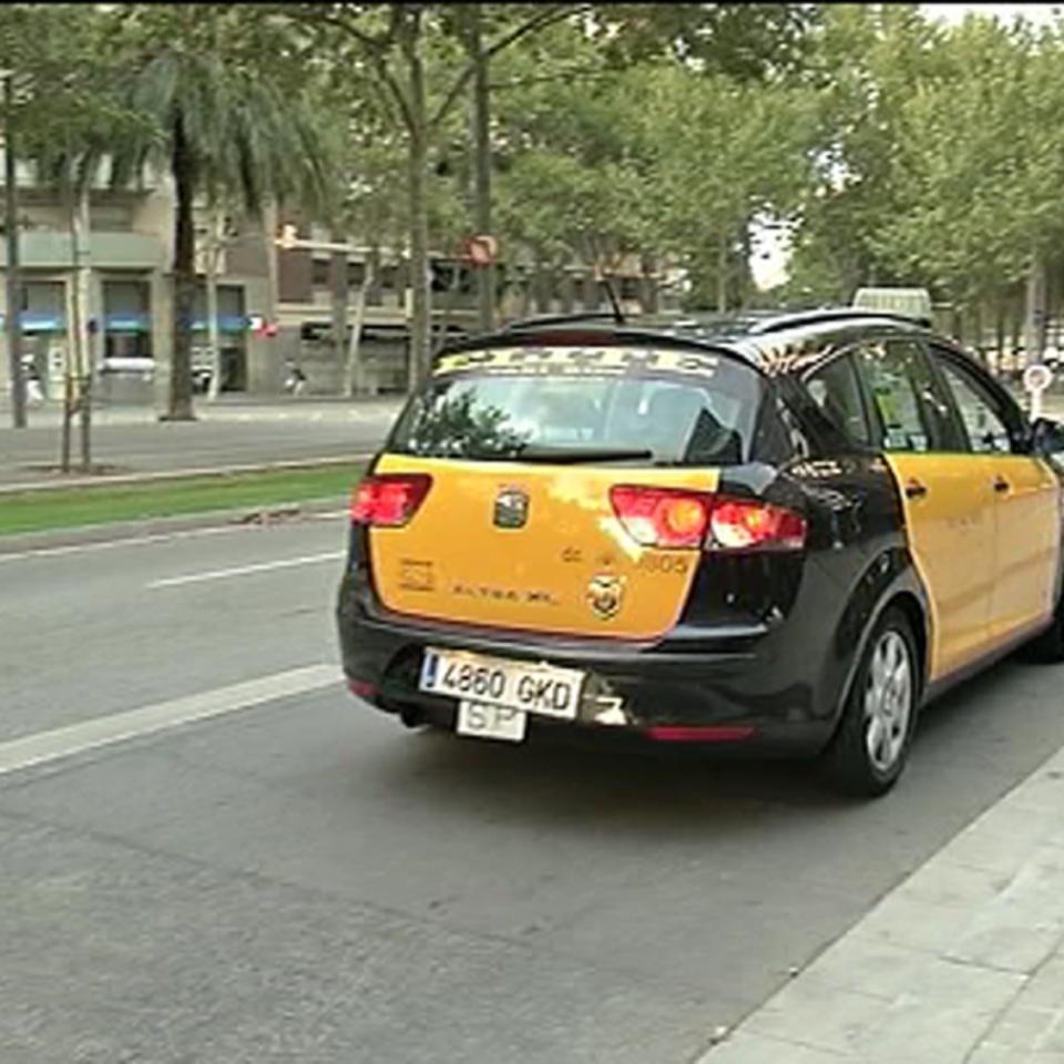 Taxi en Barcelona.