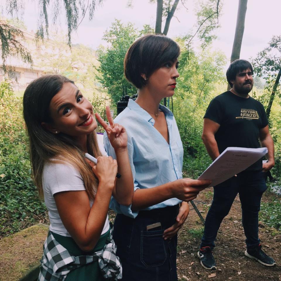 Inma Fernandez eta Barbara Rivas