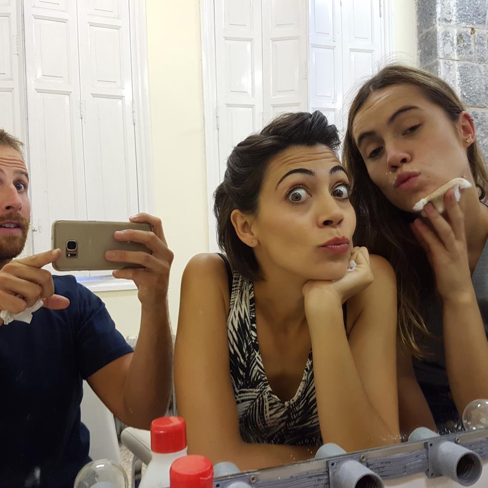 Borja Uribesalgo, Barbara Rivas eta Miren Arrieta