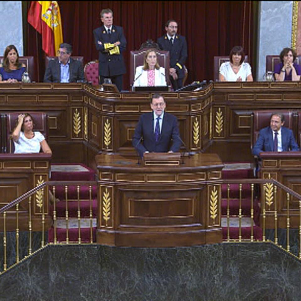 Anterior investidura fallida de Mariano Rajoy. Foto: EiTB