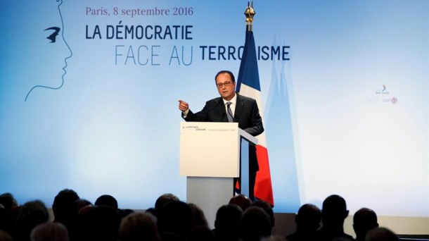 François Hollande, Frantziako presidentea. EFE