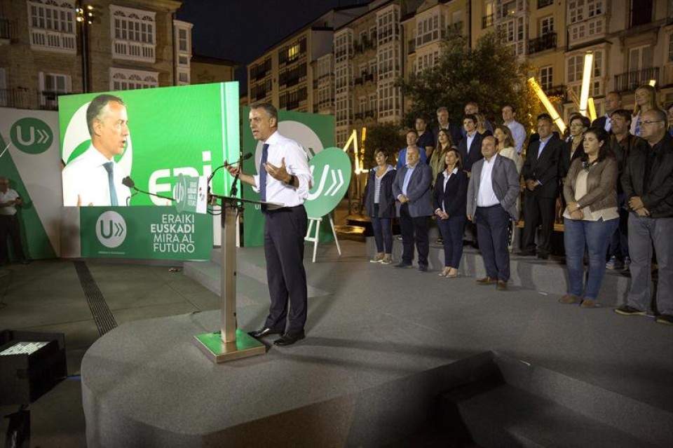 EAJren ekitaldia Gasteizen. EFE