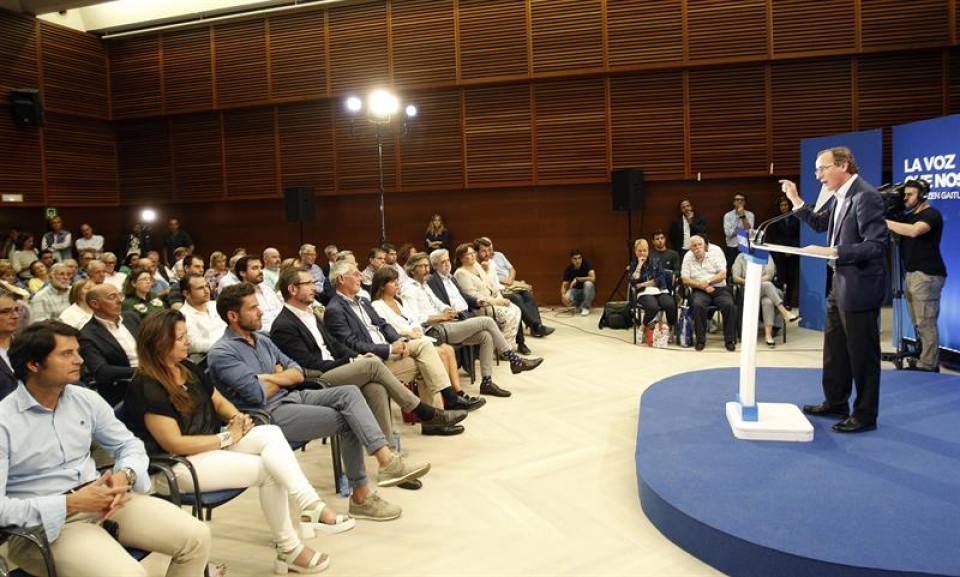 PPren kanpaina hasierako ekitaldia. Efe