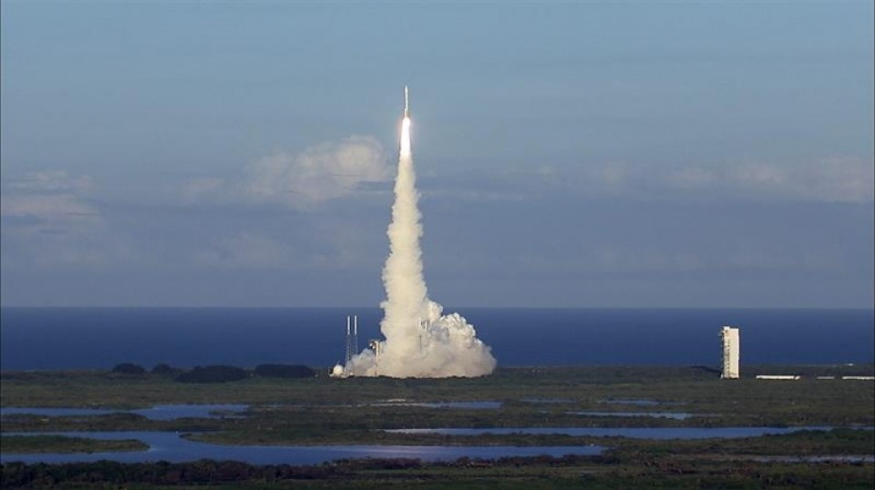Imagen de archivo del lanzamiento de una sonda de la NASA