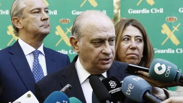 El ministro de Interior en el Gobierno de Mariano Rajoy, Jorge Fernández Díaz. Foto: EFE