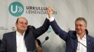 Andoni Ortuzar eta Iñigo Urkulu. Argazkia: EFE.